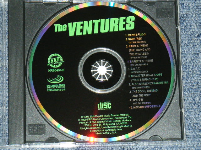 画像: THE VENTURES -  THE VENTURES ( SCREEN THEMES ) / 1999 US ORIGINAL Used CD 