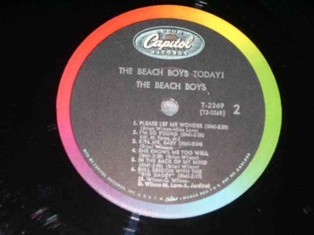画像: The BEACH BOYS - THE BEACH BOYS TODAY  ( Ex+,VG+++/Ex+) / 1965 US ORIGINAL MONO LP