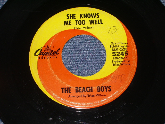 画像: THE BEACH BOYS - WHEN I GROW UP( GREEN BORDER Cover )  /  1964 US  Original Ex++/Ex+  7"Single With Picture Sleeve  
