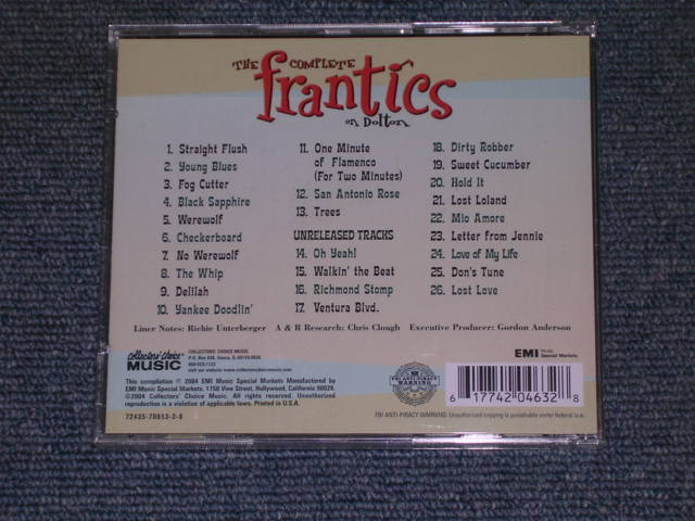 画像: THE FRANTICS - THE COMPLETE FRANTICS ON DOLTON  / 2004 US ORIGINAL Brand New SEALED CD 