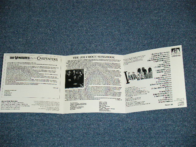 画像: THE VENTURES -  PLAY THE CARPENTERS + THE JIM CROCE SONG BOOK ( 2 in 1: Ex+++/MINT )/ 1996 UK& EU Used  CD 