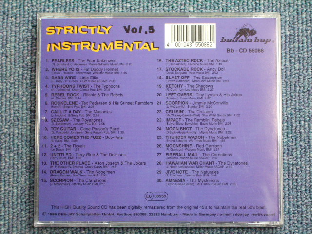 画像: VA - STRICTLY INSTRUMENTAL VOL.5 / 1999 GERMANY USED MINT CD  