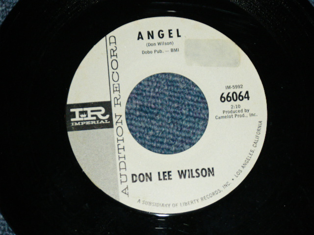 画像: DON LEE WILSON -  TELL .LAULA I LOVE HER ( FAT LOGO STYLE / Ex++/Ex+ )  / 1964 US ORIGINAL White  Label Promo 7"SINGLE