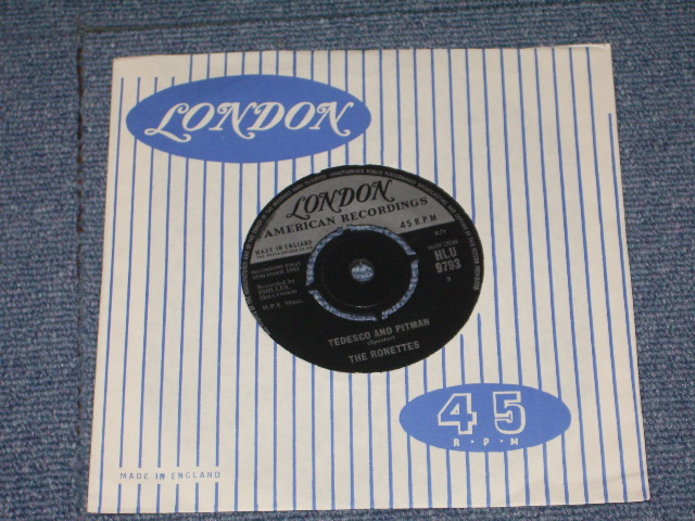 画像: THE RONETTES - BE MY BABY / 1963 UK ORIGINAL 7" SINGLE  With COMPANY SLEEVE