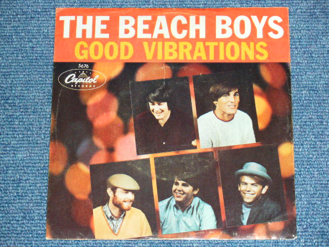 画像: THE BEACH BOYS - GOOD VIBRATIONS  ( MATRIX V G-2/G-2 : STRAIGHT CUT PS ) / 1966 US ORIGINAL 7" SINGLE With PICTURE SLEEVE 