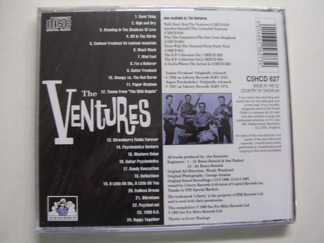 画像: THE VENTURES - GUITAR FREAKOUT + SUPER PSYCHEDELICS ( 2 in 1 )/ 1995  UK& EU Brand New SEALED   CD 