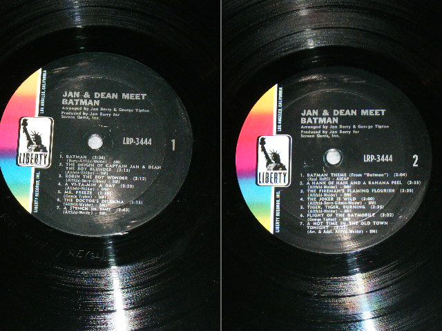 画像: JAN & DEAN - MEET BATMA ( Ex+/MINT- ) / 1966 US ORIGINAL MONO  LP 