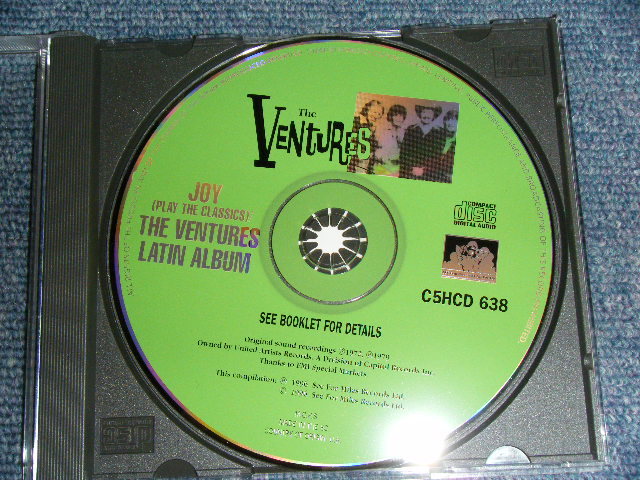画像: THE VENTURES -  JOY + LATIN ALBUM  ( 2 in 1 ) / 1996 UK& EU  Used  CD 
