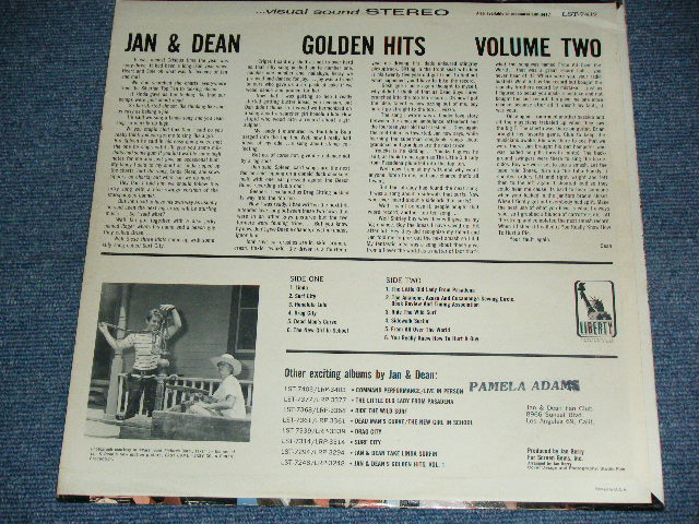 画像: JAN & DEAN -GOLDEN HITS VOL.2 ( Ex++ /Ex++ )  / 1965 US ORIGINAL STEREO  LP 