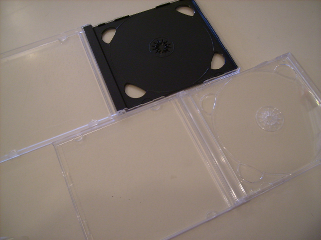 画像1: CD　ダブルスリムケース（トレー付）　全2色 