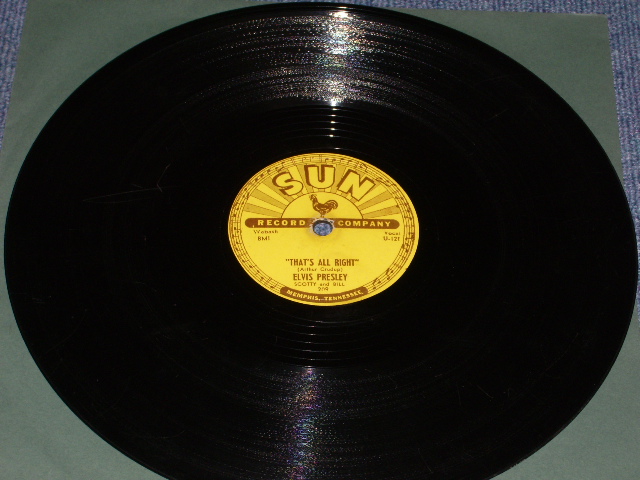 画像: ELVIS PRESLEY - THAT'S ALL RIGHT( DEBUT SINGLE ) / US ORIGINAL SUN 209 78rpm SP