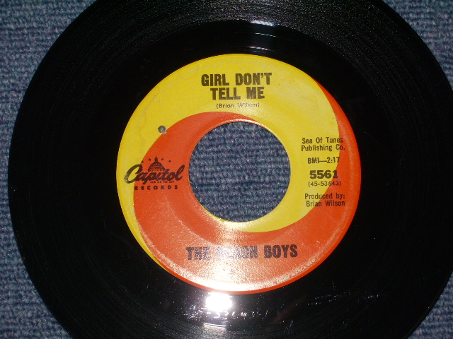 画像: THE BEACH BOYS - BARBARA ANN ( MATRIX  F6/F5 : Ex++,Ex+ ) / 1965 US ORIGINAL 7" SINGLE