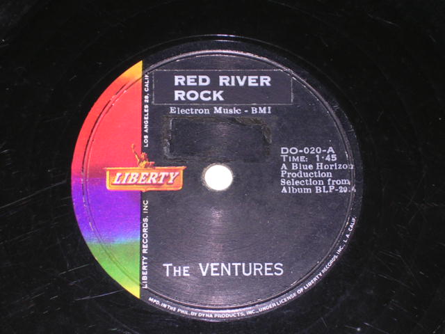 画像1: THE VENTURES - RED RIVER ROCK / YA YA WOBBLE / 1960s  PHILLIPPINESORIGINAL 78rpm SP 