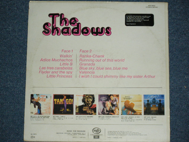 画像: THE SHADOWS - THE SHADOWS / 1972  FRANCE ORIGINAL Used LP 