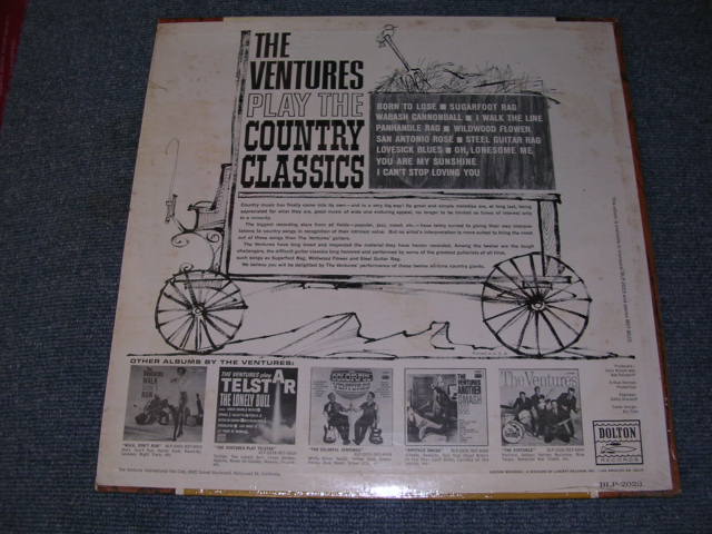 画像: THE VENTURES - PLAY THE COUNTRY CLASSICS    / 1963 US ORIGINAL MONO Brand New Sealed LP found Dead Stock