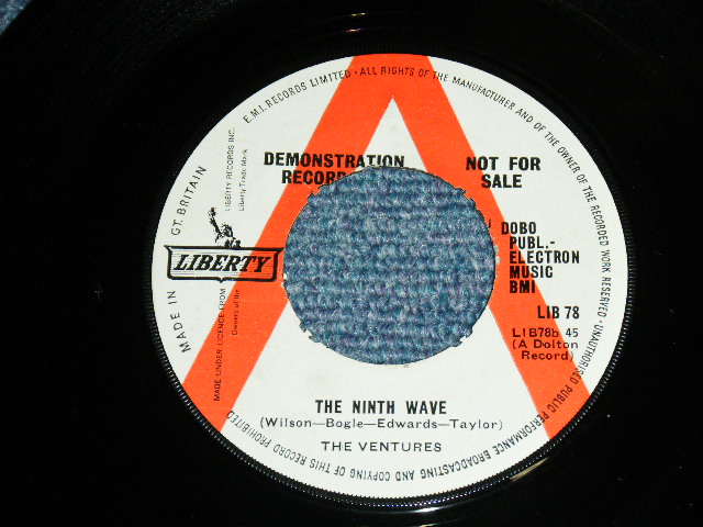 画像1: THE VENTURES - THE NINTH WAVE /1963  UK ORIGINAL Promo 7" SINGLE 
