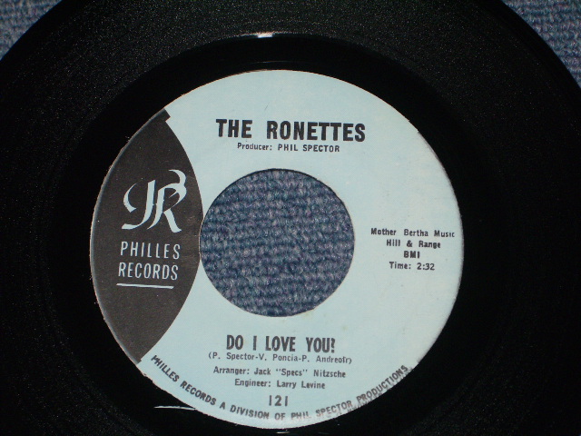 画像1: THE RONETTES - DO I LOVE YOU / A WOMAN INLOVE ( BLUE Label BOOT??? STEREO Version : Ex++/Ex+++ )/  1964?? US ORIGINAL??? 7" SINGLE