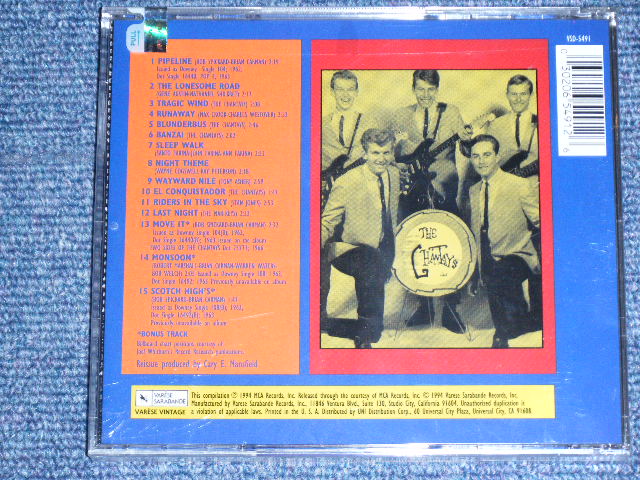 画像: THE CHANTAYS - PIPELINE ( + BONUS Tracks  ) / 1994 US ORIGINAL Brand New SEALED CD 