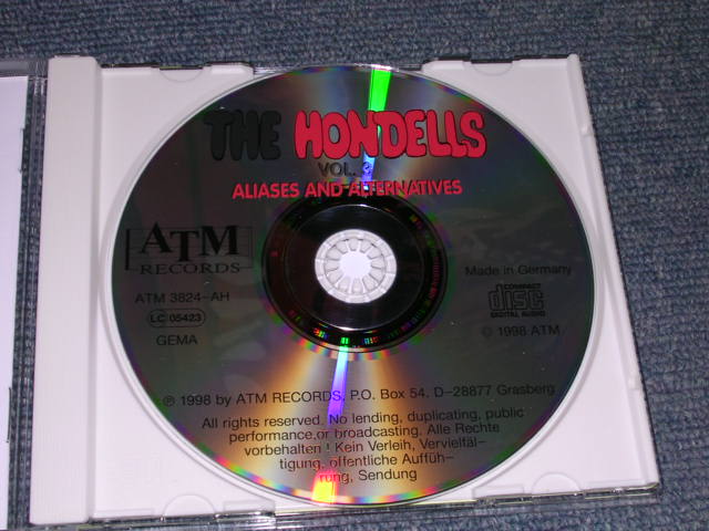 画像: THE HONDELLS - VOL.3 ALOASES AND ALTERNATIVES  / 1998 GERMAN Brand New CD 