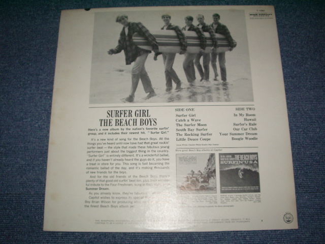 画像: The BEACH BOYS - SURFER GIRL ( Ex++ / MINT- ) / 1963 US ORIGINAL MONO LP