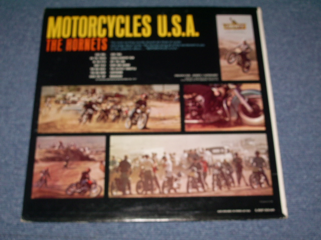 画像: THE HORNETS ( JERRY COLE on GUITAR ) - MOTORCYCLES U.S.A.  ( Ex++/MINT-) / 1963 US ORIGINALMono LP 