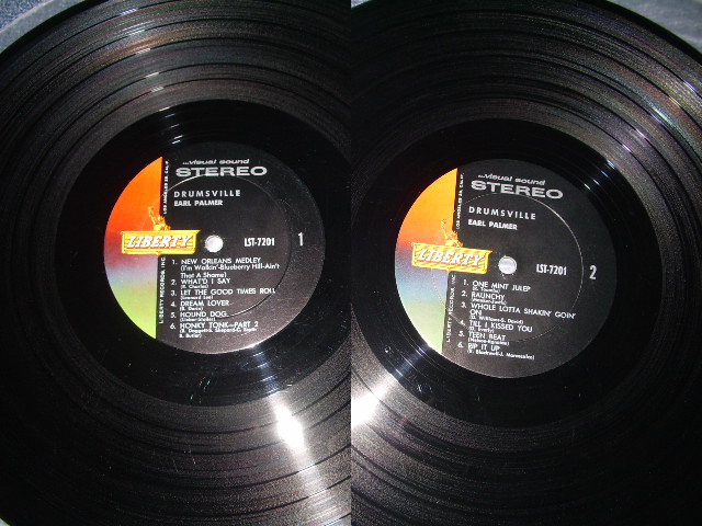 画像: EARL PALMER - DRUMSVILLE! ( Ex-,Ex+/Ex++ ) / 1961 US ORIGINAL Stereo  LP 