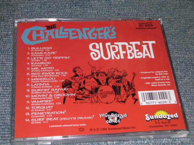 画像: THE CHALLENGERS - SURF BEAT   / 1994 US Brand New SEALED  CD 