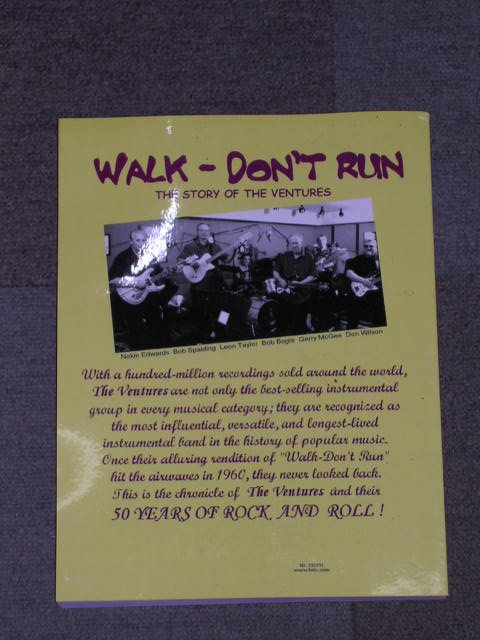 画像: THE VENTURES - WALK DON'T RUN THE STORY OF THE VENTURES / 2008 US BRAND NEW BOOK 