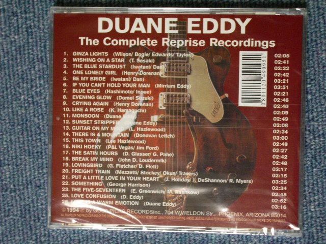 画像: DUANE EDDY - THE COMPLETE REPRISE RECORDINGS INCL.THE TOKYO HITS ALBUM / 1994 US SEALED CD 