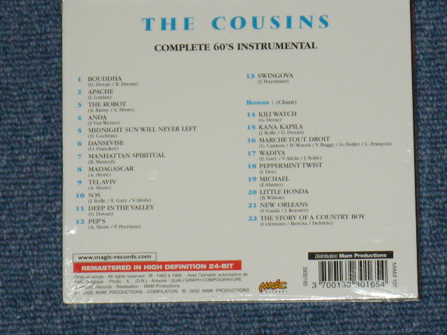 画像: THE COUSINS - COMPLETE 60's RECORDINGS  / 2002 FRENCH DIGI-PACK Brand New SEALED  CD