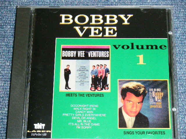画像1: BOBBY VEE / THE VEN TURES -  VOLUME 1 : MEET THE VENTURES + SINGS YOUR FAVORITES ( ORIGINAL ALBUM   2 in 1 inst & oldies ) / 1992 US ORIGINAL Brand New CD 