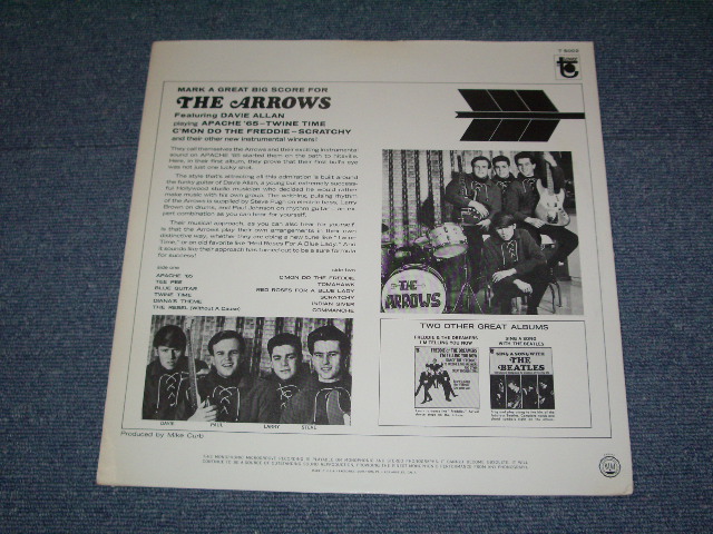 画像: THE ARROWS - APACHE '65 ( Ex++/MINT- : Matrix # T4P/T4P ) / 1965 US ORIGINAL MONO LP