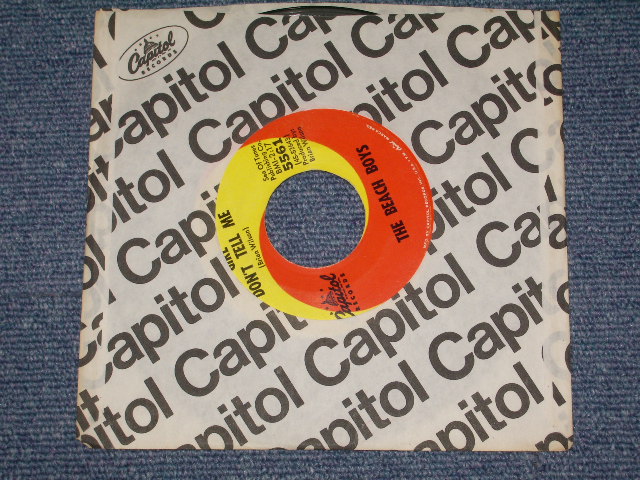 画像: THE BEACH BOYS - BARBARA ANN ( MATRIX  G4#4/F3#5 : Ex++ ) / 1965 US ORIGINAL 7" SINGLE With COMAPNY SLEEVE