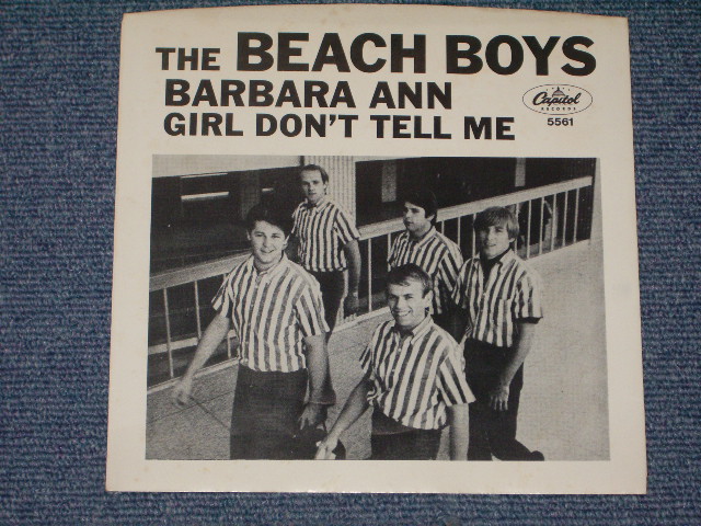 画像1: THE BEACH BOYS - BARBARA ANN (  GLOSSY Finish SMALL SIZE PICTURE : MATRIX  G4/F1 : Ex+++/M-,Ex+++ ) / 1965 US ORIGINAL 7" SINGLE With PICTURE SLEEVE  