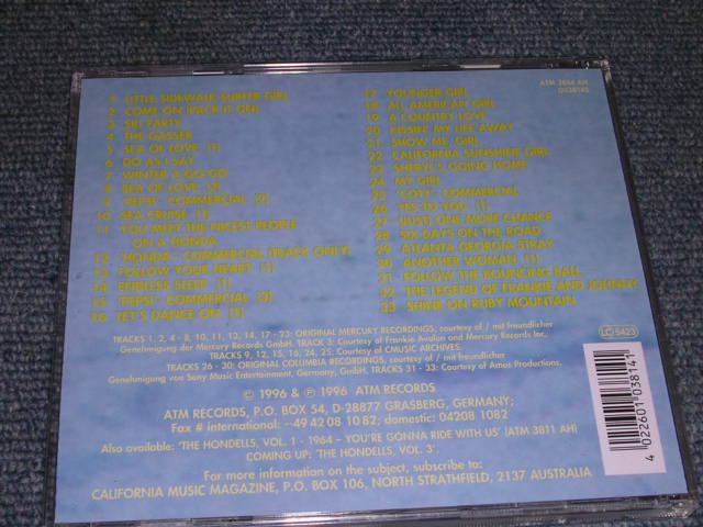 画像: THE HONDELLS - VOL.2 1965-1970CALIFORNIA SUNSHINE / 1996 GERMAN Brand New CD 
