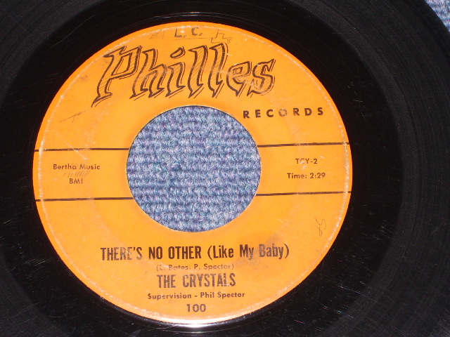 画像1: THE CRYSTALS - THERE'S NO OTHER (LIKE MY BABY)   ( ORANGE LABEL  VG++/VG+++ ) / 1961 US ORIGINAL 7" SINGLE 