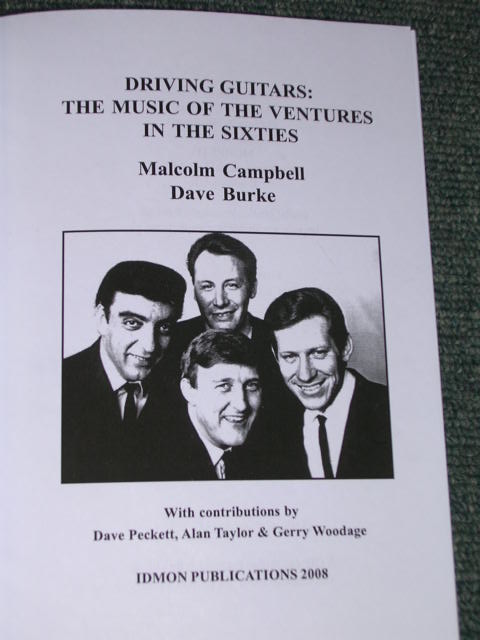 画像: THE VENTURES - DRIVING GUITARS  THE MUSIC OF THE VENTURES IN THE SIXTYIES  / 2008 UK BRAND NEW BOOK 