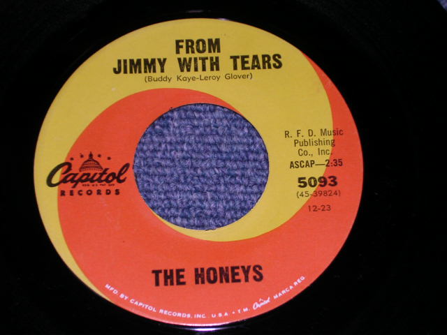 画像: HONEYS  With BRIAN WILSON of THE BEACH BOYS - THE ONE YOU CAN'T HAVE / 1963 US ORIGINAL 7" SINGLE 