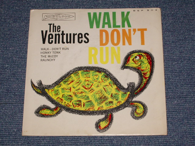 画像1: THE VENTURES - WALK-DON'T RUN ( Matrix Number DX-03-3/DX-04-2) / 1960 US ORIGINAL 7"45EP + PICTURE SLEEVE