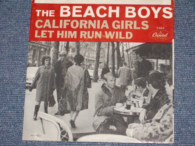 画像1: THE BEACH BOYS - CALIFORNIA GIRLS  ( GRAY  LOGO TITLE COVER : STRAIGHT-CUT Cover : MATRIX G4#4/G2 : Ex+/Ex+ ) / 1965 US ORIGINAL 7" SINGLE With PICTURE SLEEVE 