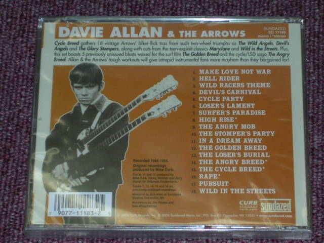 画像: DAVIE ALLAN & THE ARROWS - CYCLE BREED / 2006 2003 US AMERICA "BRAND NEW SEALED" CD