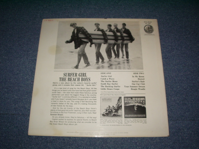 画像: The BEACH BOYS - SURFER GIRL  / 1964 WEST-GERMANY ORIGINAL STEREO LP