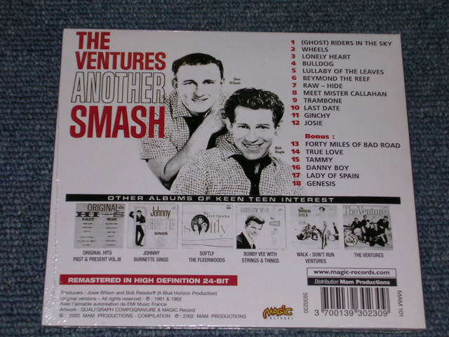 画像: THE VENTURES- ANOTHER SMASH ( ORIGINAL ALBUM + BONUS )  / 2002 FRENCH DI-GI PACK SEALED  CD
