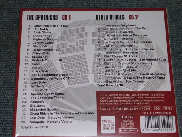 画像: THE SPOTNICKS & V.A.  - GUITAR HEROES / 2008 GERMAN Sealed 2CDs 