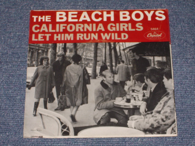 画像1: THE BEACH BOYS - CALIFORNIA GIRLS  ( GRAY  LOGO TITLE COVER : STRAIGHT-CUT Cover : MATRIX G2/G4#3 : Ex+,Ex-/VG+++ ) / 1965 US ORIGINAL 7" SINGLE With PICTURE SLEEVE 