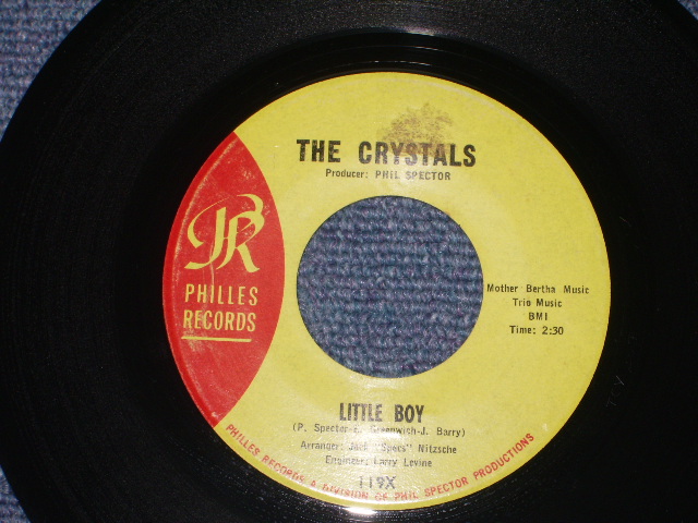 画像: THE CRYSTALS - LITTLE BOY ( YELLOW LABEL MINT-/Ex+++ : NEVER Have a Bassic NOISE Version ) / 1964 US ORIGINAL 7" SINGLE 