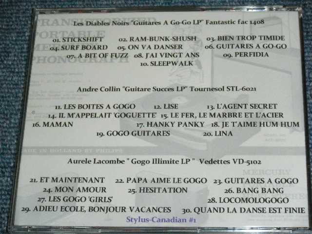 画像: LES DIABLES NOILES, ANDRE COLLIN, AURELE LACOMBE -FRENCH-CANADIAN 60'S GUITARS /  2011 EU  Brand New CD-R 