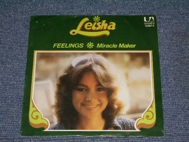 画像: LEISHA ( SUPORTED by THE VENTURES ) - FEELINGS  / 1975 SPAIN  ORIGINAL 7"Single With PICTURE SLEEVE 