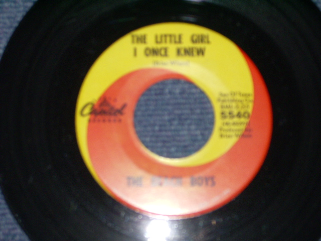 画像: THE BEACH BOYS -THE LITTLE GIRL I ONCE KNEW (  MATRIX  G4#2/G4#2: Ex+/Ex+ ) / 1965 US ORIGINAL 7" SINGLE With PICTURE SLEEVE 