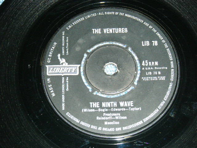 画像1: THE VENTURES - THE NINTH WAVE ( MINT-/MINT- ) /1963  UK ORIGINAL 7" SINGLE 